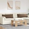 vidaXL Sofa Pagalvės 2 pcs Ruda 120 x 40 cm audinys