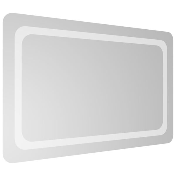 vidaXL Vonios kambario LED veidrodis, 50x80cm