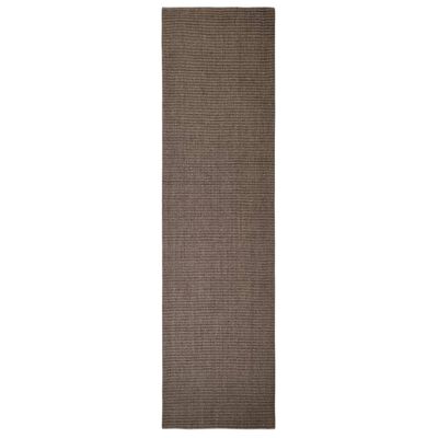 vidaXL Sizalio kilimėlis draskymo stulpui, rudos spalvos, 66x250cm
