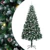 vidaXL Dirbtinė Kalėdų eglutė Žalia 240 cm PVC ir Plienas ir Plastikas