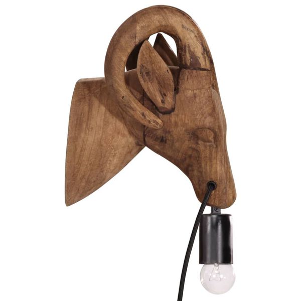 vidaXL Sieninis &scaron;viestuvas, 15x24x25cm, 25W, E27, gyvūno formos