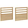 vidaXL Porankių modulis 2 pcs Balta 79 x 4 x 73 cm