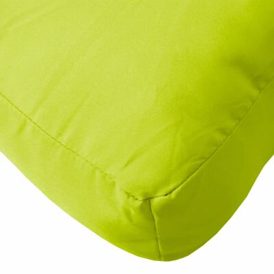 vidaXL Paletės pagalvėlė, ryškiai žalios spalvos, 60x60x12cm, audinys