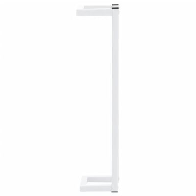 vidaXL Rankšluosčių kabykla, baltos spalvos, 12,5x12,5x60cm, plienas