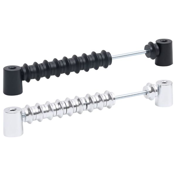 vidaXL Stalo futbolo rezultatų suvestinės, 2 vnt., juoda ir sidabrinė