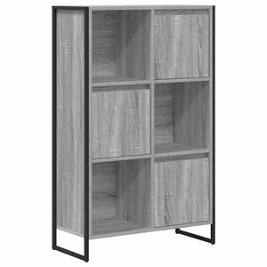 vidaXL Knygų spinta 68 x 30 x 108.5 cm Apdirbta mediena Pilkas Sonoma