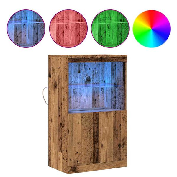 vidaXL Kabalas Ruda 60 x 37 x 100 cm Apdirbta mediena