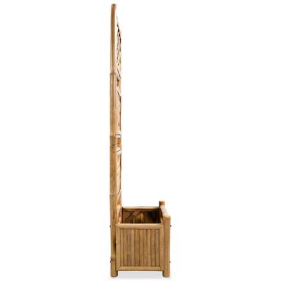 vidaXL Lovelis su bambukiniu treliažu, 40cm, aukštas