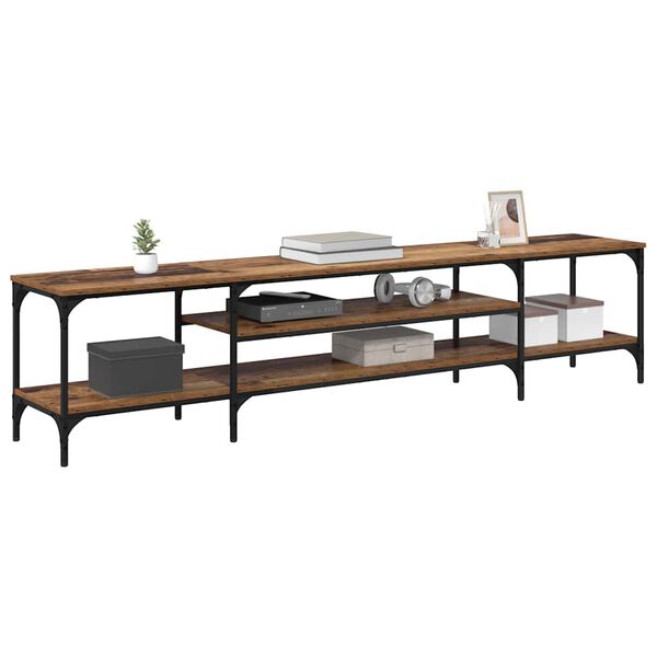 vidaXL Televizoriaus spintelė Senovinis medis 201 x 35 x 45 cm