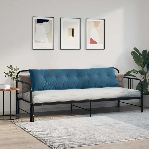 vidaXL Apsaugos Pagalvė Mėlyna 200 x 50 cm Kordūrinis audinys