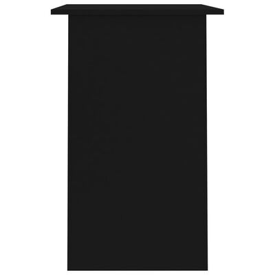 vidaXL Rašomasis stalas, juodos spalvos, 90x50x74cm, MDP