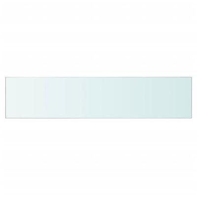 vidaXL Lentynos plokštė, skaidrus stiklas, 60x12 cm