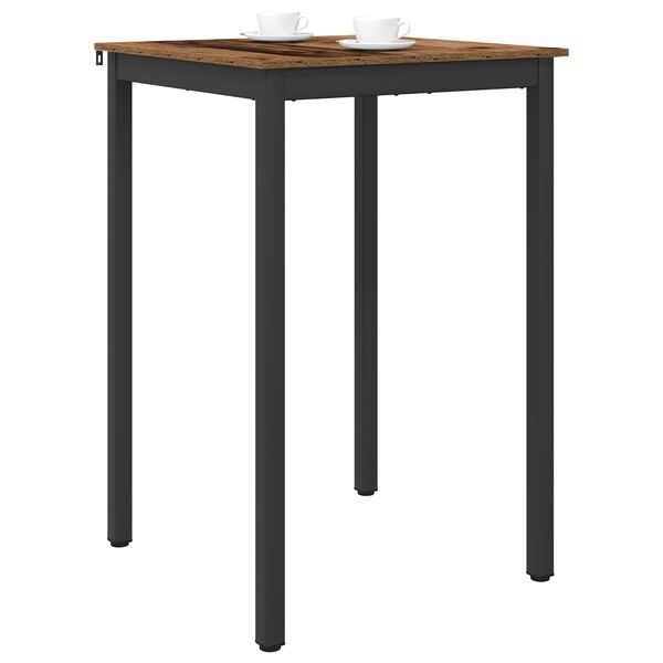 vidaXL Stovintis Baro Stalas Apdirbta mediena