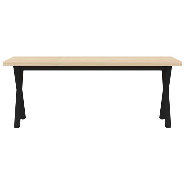 vidaXL Suoliukas, 115x40x45cm, pušies mediena (285157+287686)