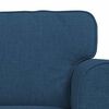 vidaXL Sofa 2 pcs Mėlyna 215 x 82 x 80 cm audinys
