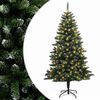 vidaXL Dirbtinė Sulankstoma Kalėdų Eglutė 150 cm 150 LED &Scaron;ilta balta