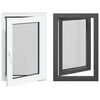 vidaXL Požeminio lango RISOR 60 x 90 cm PVC ir stiklas Antracito
