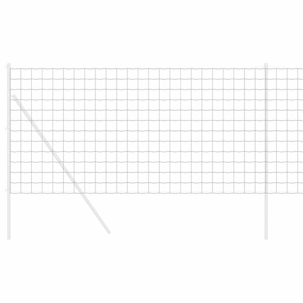 vidaXL Heksagoninė tvora Sidabro 1,4 x 50 m Galvanizuotas plienas
