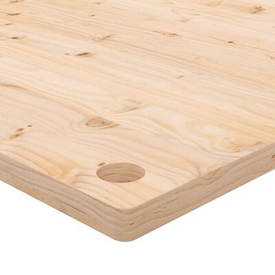 vidaXL Rašomasis stalas, 80x40x2,5cm, pušies medienos masyvas