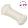 vidaXL Darbo virvė, baltos spalvos, 3mm, 250m, polipropilenas