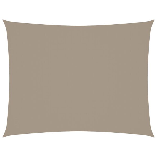 vidaXL Uždanga nuo saulės, taupe, 3x4m, oksfordo audinys, stačiakampė