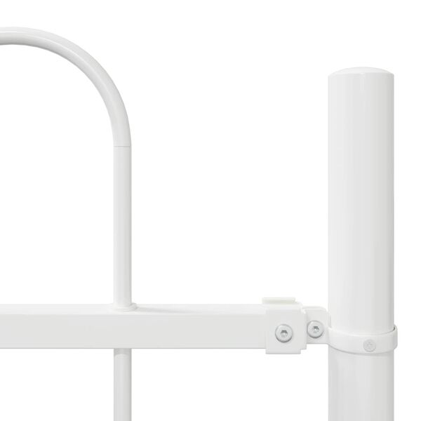 vidaXL Sodo tvora 2 pcs Balta 3,4 x 0,8 m Miltelinis plienas