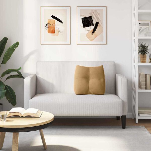 vidaXL Apsaugos Pagalvė Ruda 45 x 24 x 50 cm Aksomas