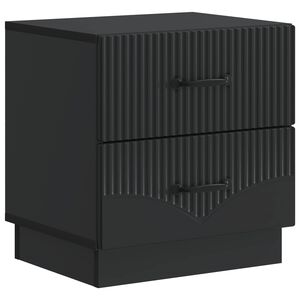 vidaXL &Scaron;alia lovos spintelė Juoda 43 x 34,5 x 44,5 cm Apdirbta mediena
