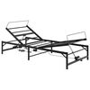 vidaXL Elektrinis reguliuojamas lovos rėmas Juoda 90 x 190 cm Plienas