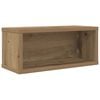 vidaXL CD saugojimo stovas Artisano ąžuolo 40 x 17 x 17 cm