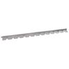 vidaXL Vejo kra&scaron;tas 10 pcs 102 x 4 x 4 cm Plienas Sidabrinė