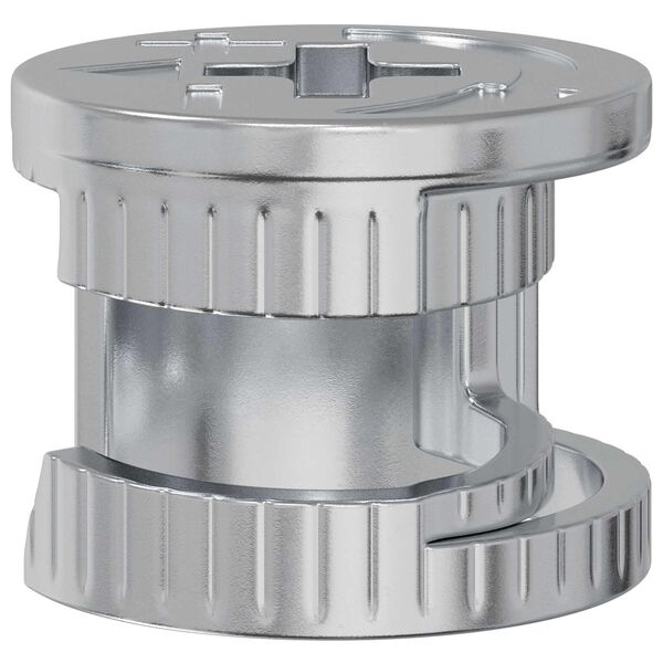 vidaXL Cam užrakto veržlės 4000 pcs Sidabro Metalas