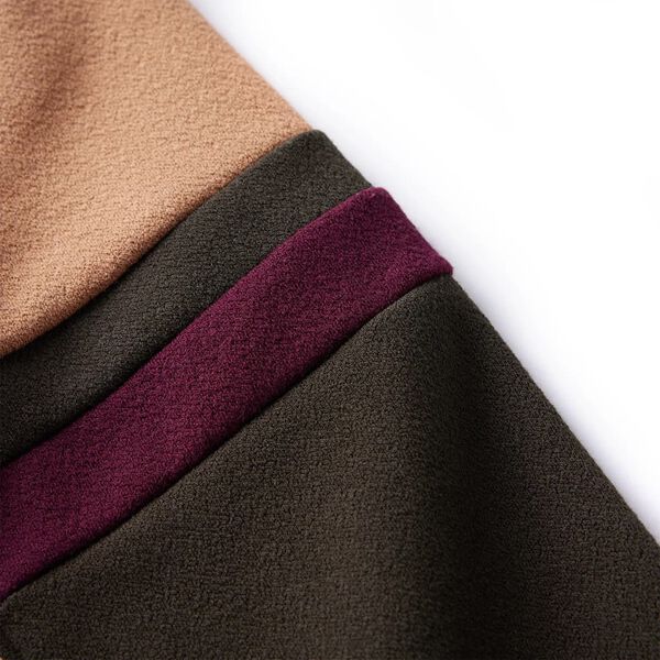 Vaiki&scaron;kas sportinis megztinis, tamsus chaki/kupranugario, 116 dydžio