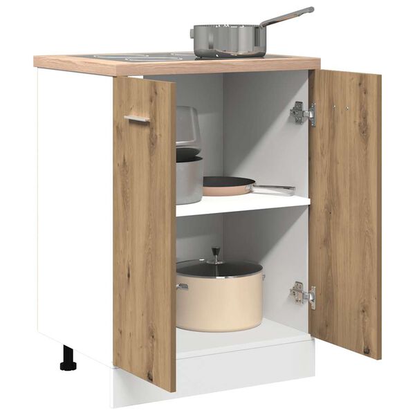 vidaXL Apatinė spintelė, &ldquo;Lyon", artisano ąžuolo spalvos