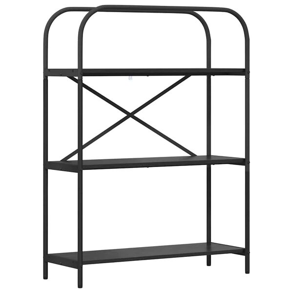 vidaXL Knygų lentyna Juodas ąžuolas 80 x 30 x 109 cm Apdirbta mediena