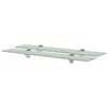 vidaXL Pakabinamos lentynos, 2vnt., 60x10cm, stiklas, 8mm (243773x2)