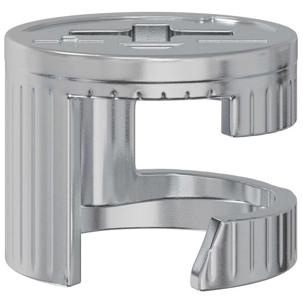 vidaXL Cam užrakto veržlės 2 pcs Sidabro 15 x 11,5 mm Plienas