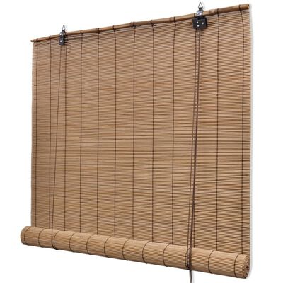 Roletas, rudos spalvos, 100x160cm, bambukas