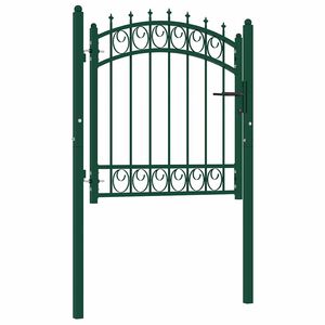 vidaXL Tvoros vartai EMMEN 104 x 97 cm Užrakintas