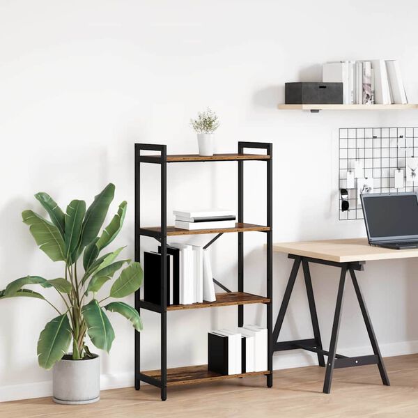 vidaXL Knygų lentyna Sena mediena 40 x 30 x 85 cm Apdirbta mediena