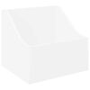 vidaXL LP įra&scaron;ų dėžutė Balta 37 x 33 x 32 cm Apdirbta mediena