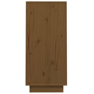 vidaXL Konsolinė spintelė, medaus ruda, 60x34x75cm, pušies masyvas