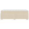 vidaXL Lovos rėmas su čiužiniu Kreminė 90 x 200 cm audinys