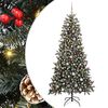 vidaXL Dirbtinė Kalėdų eglutė Žalia 240 cm PVC, plastikas ir plienas