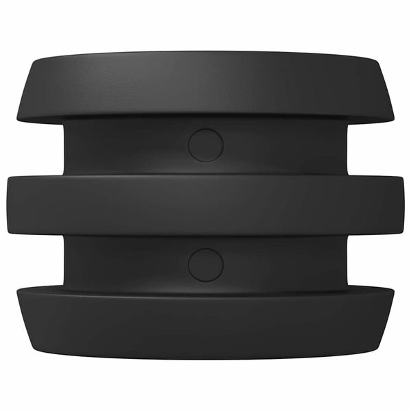 vidaXL Futbolo stalo bumperiai 3 x 3 x 2 cm strypas 16 pcs Juoda