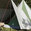 vidaXL Šeimos Tipi Šlikas Žalia ir smėlio spalvos 510 x 690 x 330 cm