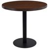 vidaXL Bistro staliukas, tamsiai rudos spalvos, 80cm, MDF
