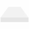vidaXL Pakabinamos lentynos, 2vnt., baltos, 80x23,5x3,8cm, MDF