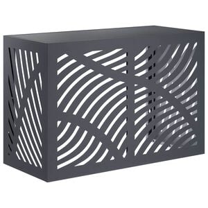 vidaXL Kondicionierių uždangalas Antracito 90 x 40 x 60 cm Plienas