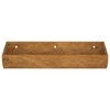 vidaXL Sieninis sodo lovelis, 50x16x10cm, corten plienas